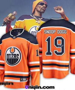 Snoop Dogg x Edmonton Oilers 2024 Hockey Jersey