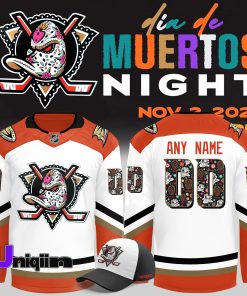 Anaheim Ducks Dia De Los Muertos 2024 Jersey