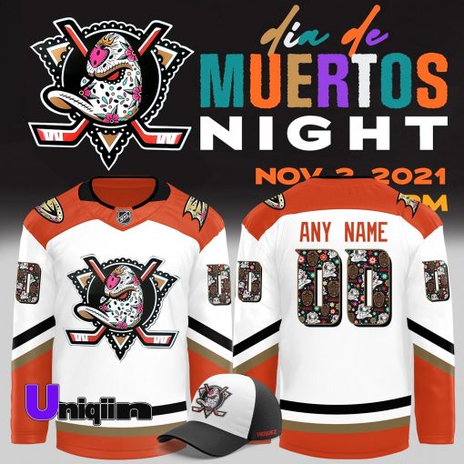 Anaheim Ducks Dia De Los Muertos 2024 Jersey