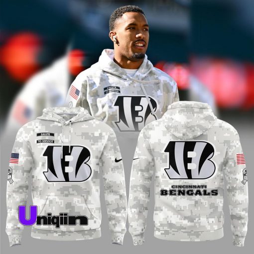 Arctic Camo Cincinnati Bengals 2024 Salute to Service