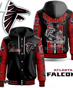 Atlanta Falcons Rise Up Hooded Varsity Jacket