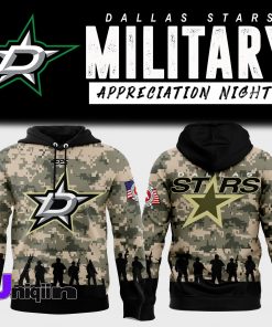 Dallas Stars x Military Appreciation 2024 Pullover Hoodie