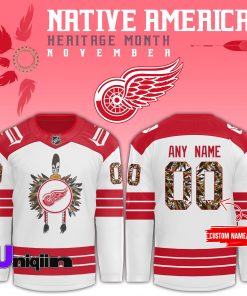 Detroit Red Wings 2024 Native American Heritage Month Jersey