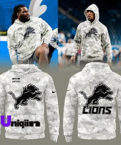 Edition Detroit Lions Camo Vetarean hoodie