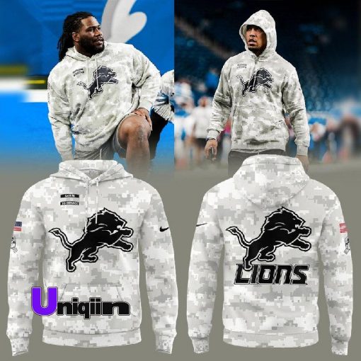 Edition Detroit Lions Camo Vetarean hoodie