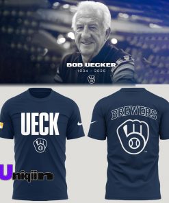 Edition Honoring The Legend, Brewers icon & Baseball Hall of Famer Bob Uecker Tshirt