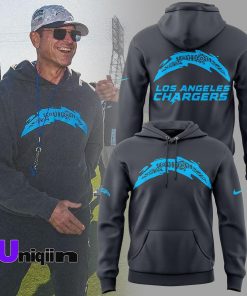 Edition Los Angeles Chargers Coach Jim Harbaugh hoodie