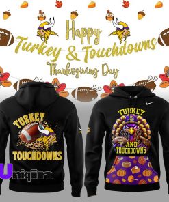 Edition Minnesota Vikings Happy Thanksgiving Day hoodie