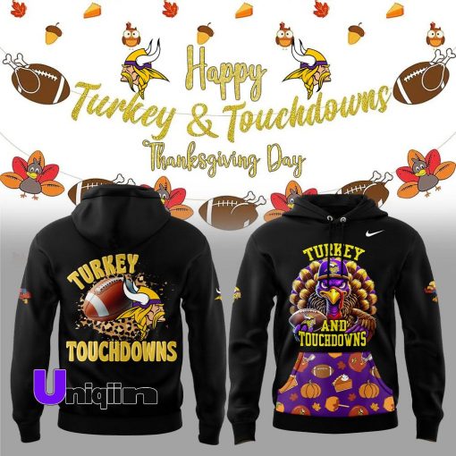 Edition Minnesota Vikings Happy Thanksgiving Day hoodie