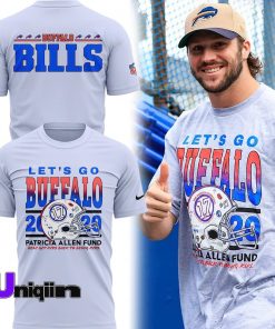 Let’s Go Buffalo 2020 Patricia Allen Fund Josh Allen Shirt