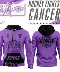 Los Angeles Kings 2024 Hockey Fights Cancer Hoodie