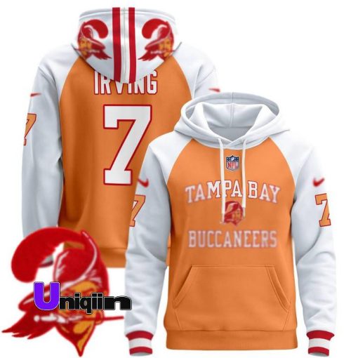 Men’s Tampa Bay Buccaneers 2024 Pullover Orange Hoodie All Stitched