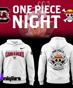 One Piece x Gamecocks White Hoodie