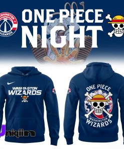 One Piece x Washington Wizards Blue Hoodie