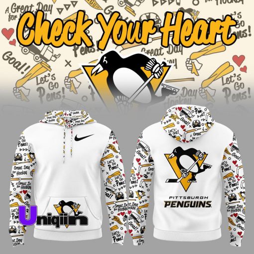 Pittsburgh Penguins Check Your Heart Hoodie