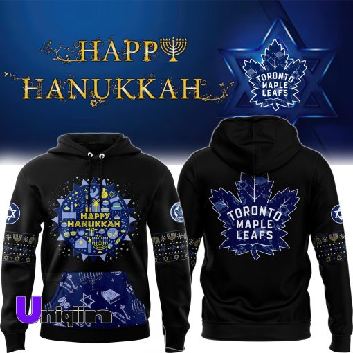 Toronto Maple Leafs 2024 Hanukkah Holliday Hoodie