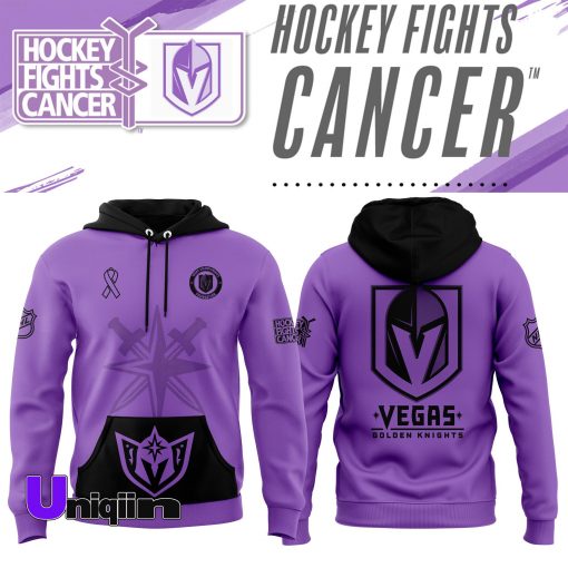 Vegas Golden Knights 2024 Hockey Fights Cancer Hoodie