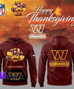 Washington Commanders Thanksgiving Day hoodie