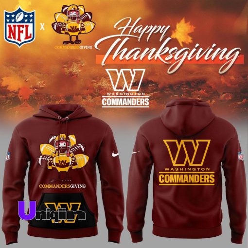 Washington Commanders Thanksgiving Day hoodie