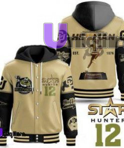 Travis Hunter He12man Star Hooded Varsity Jacket