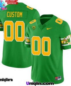 Oregon Ducks Fiesta Bowl Champions 2024 Green Football Jersey