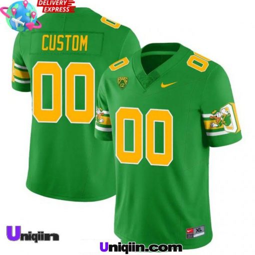 Oregon Ducks Fiesta Bowl Champions 2024 Green Football Jersey