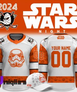 2024 Anaheim Ducks x Star Wars Night Custom jersey