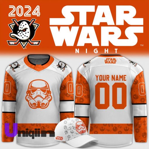 2024 Anaheim Ducks x Star Wars Night Custom jersey