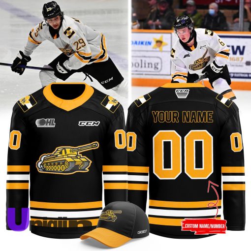 Black Gold North Bay Battalion New 2024 Jersey