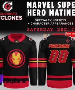 Cincinnati Cyclones x Marvel Super Hero Night 2024 Custom Jersey