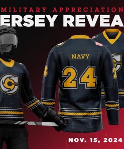 Cincinnati Cyclones x Military Appreciation Night 2024 Jersey