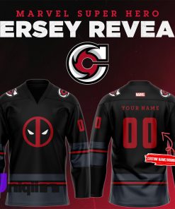 Cincinnati Cyclones x Super Hero Night 2024 Deadpool Limited Edition Jersey