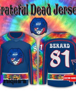 Kalamazoo Wings x Grateful Dead jerseys Jersey