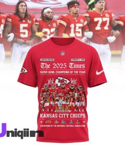 Kansas City Chiefs Super Bowl LIX Champions T Shirt V29