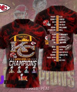 Kansas City Chiefs Super Bowl LIX Limited Edition T shirt V22