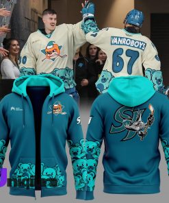 Limited Edition 2024 San Jose Barracuda Zip Hoodie