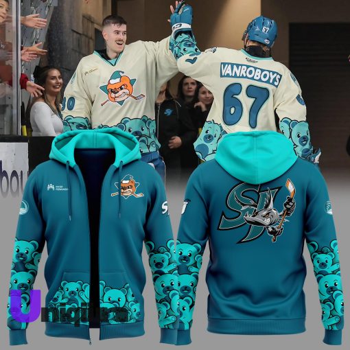 Limited Edition 2024 San Jose Barracuda Zip Hoodie