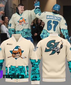 Limited Edition San Jose Barracuda Baseball Jacket AHL 2024 1