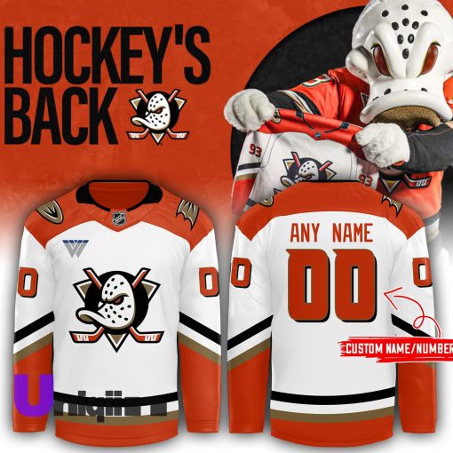 Men’s Anaheim Ducks Orange Home Breakaway Jersey