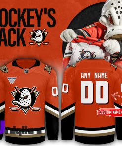 Men’s Anaheim Ducks Orange Home Breakaway Jersey 1