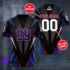 New York Giants T shirt 3D Performance Short Sleeve V42