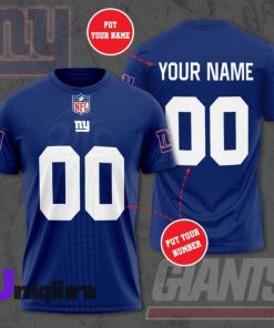 New York Giants Football Team All Over Print T Shirt V29