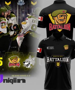 North Bay Battalion Black Polo