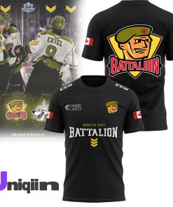 North Bay Battalion Black T Shirt 2