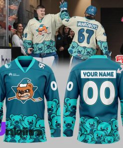 Personalization San Jose Barracuda Jersey 2024