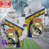 RealMadrid yeallow Blue hoodie