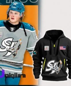 San Jose Barracuda Black Hoodie 3