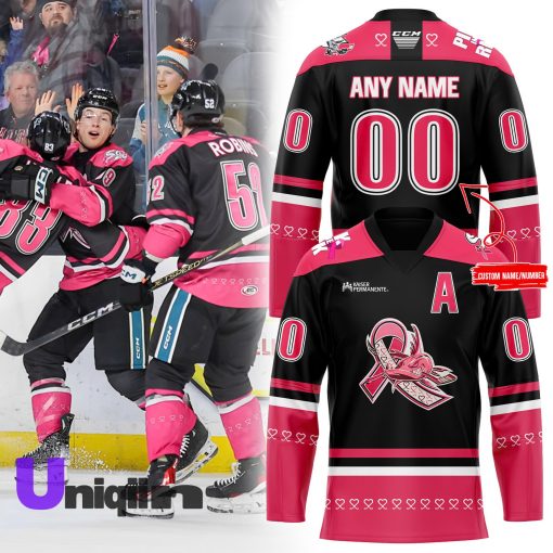 San Jose Barracuda “Pink in the Rink” Jersey