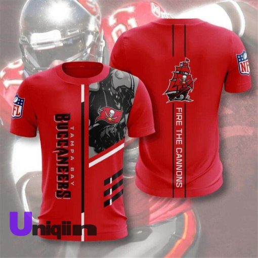 Tampa Bay Buccaneers Summer T Shirt Casual Tee Tops V40