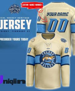 Toledo Walleye 2024 “Hockey Heritage Night” Jersey